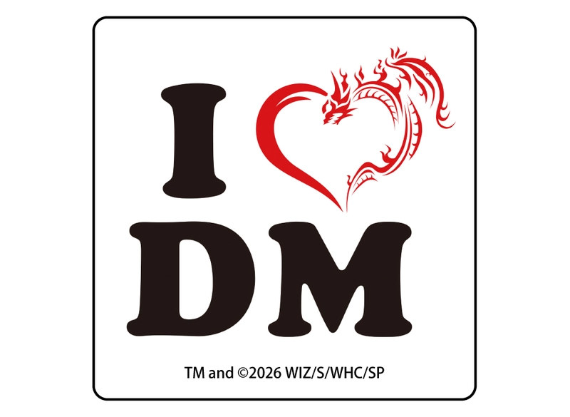 I LOVE DM ステッカー